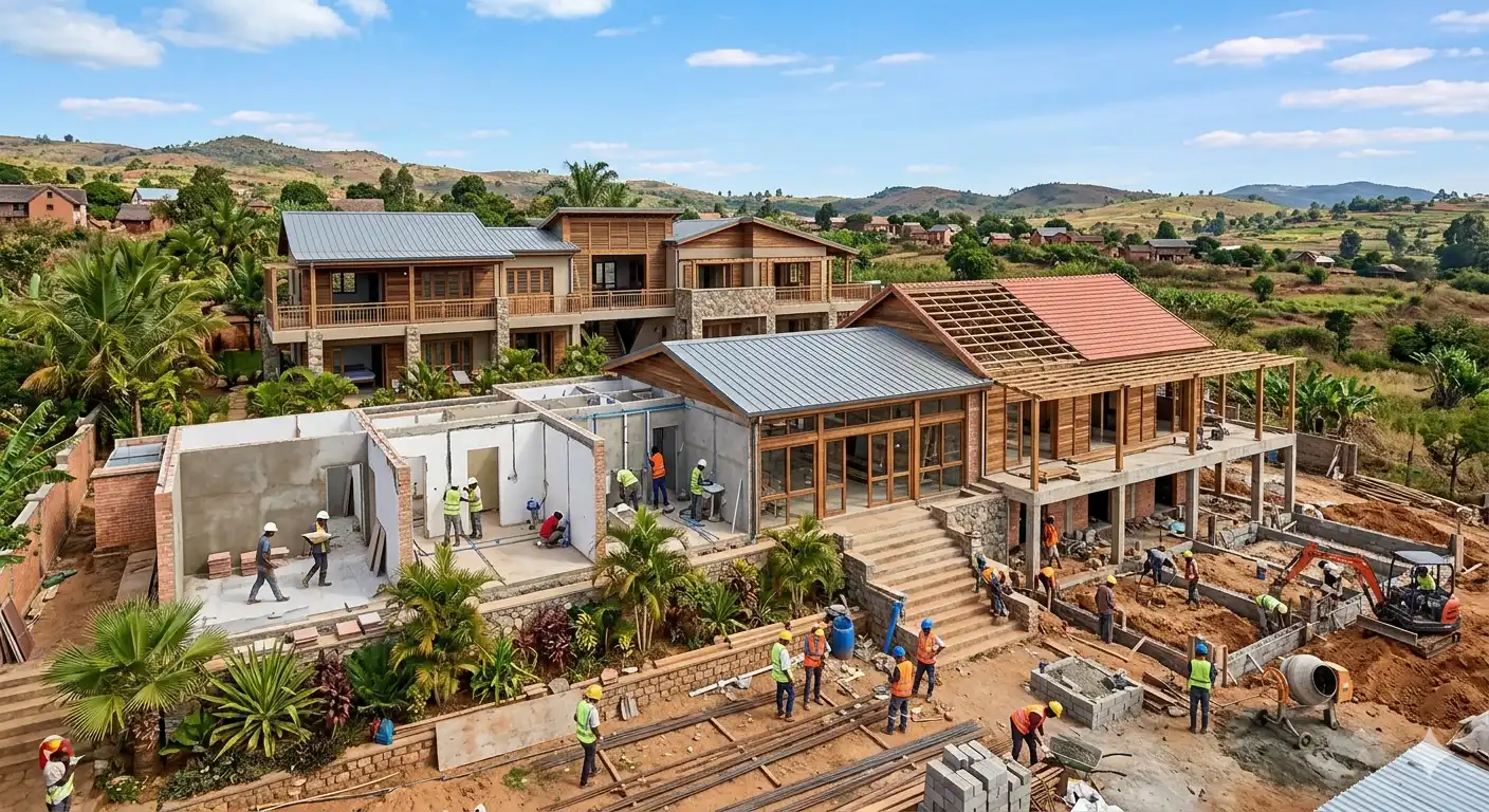 Architecture en six lots à Madagascar : pourquoi les projets réussis choisissent les 6 lots ?